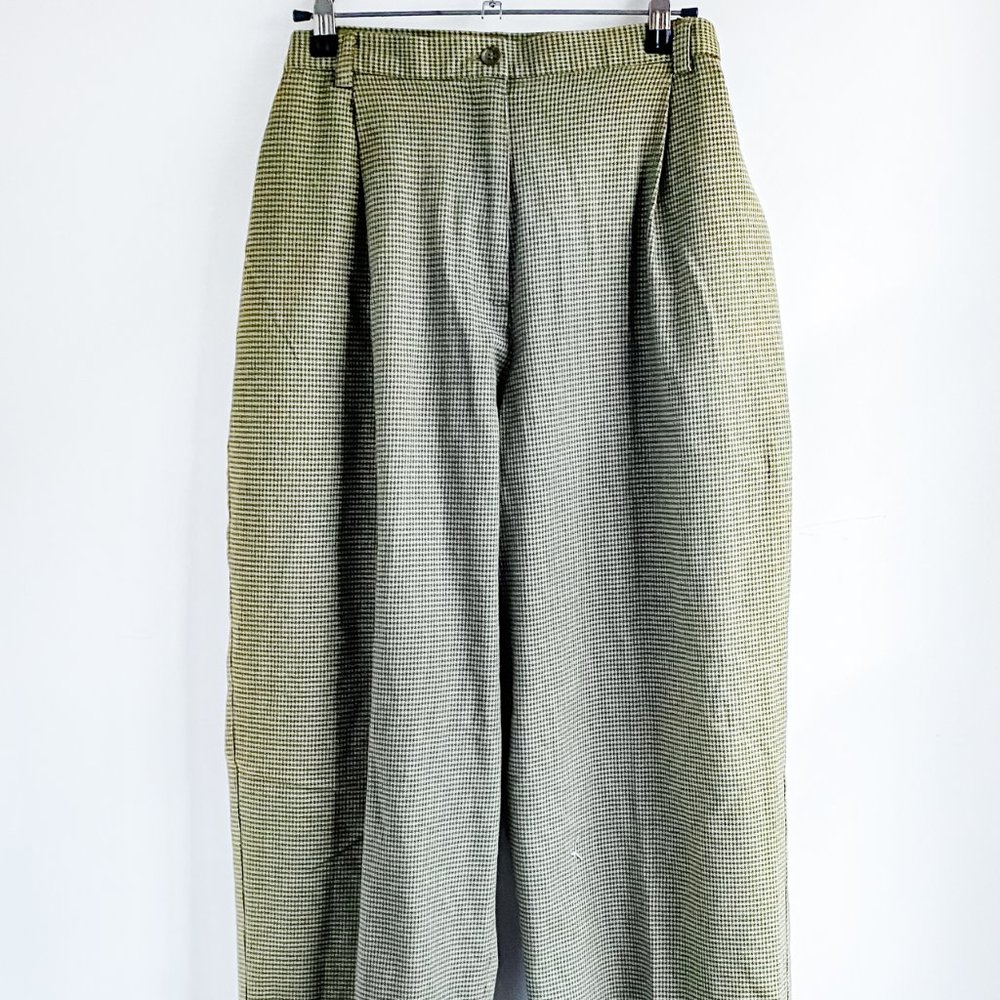 80s houndstooth trousers